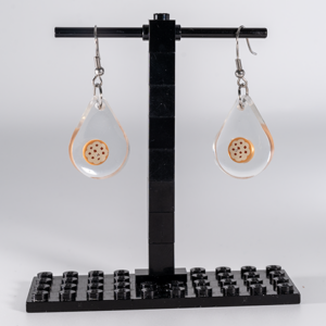 Lego Ohrringe Keks - perfekt für Krümelmonster!